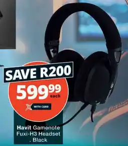 Checkers Hyper Havit Gamenote Fuxi-H3 Headset offer