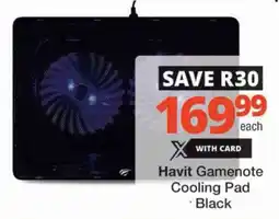 Checkers Hyper Havit Gamenote Cooling Pad offer