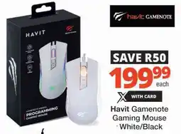 Checkers Hyper Havit Gamenote Gaming Mouse offer