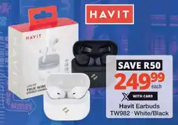 Checkers Hyper Havit Earbuds TW982 offer