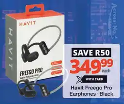 Checkers Hyper Havit Freego Pro Earphones offer