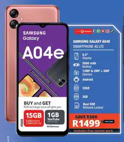 Checkers Hyper Samsung Galaxy A04E offer