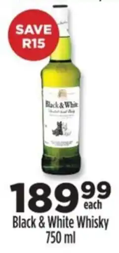 Diamond Discount Liquor Black & White Whisky offer
