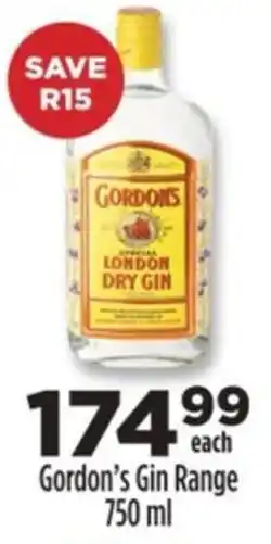 Diamond Discount Liquor Gordon's Gin Range offer