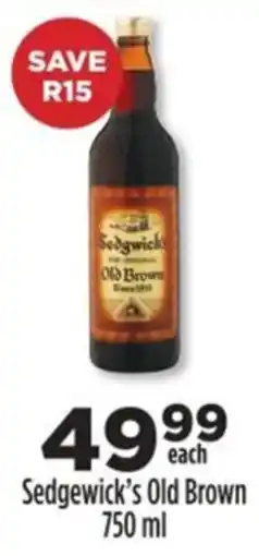 Diamond Discount Liquor Sedgewick's Old Brown offer