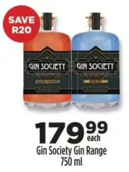 Diamond Discount Liquor Gin Society Gin Range offer