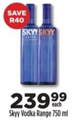 Diamond Discount Liquor Skyy Vodka Range offer