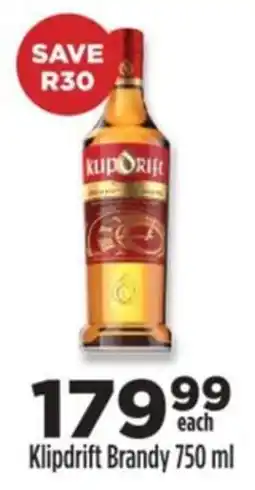 Diamond Discount Liquor Klipdrift Brandy offer