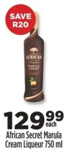 Diamond Discount Liquor African Secret Marula Cream Liqueur offer