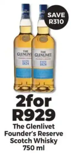 Diamond Discount Liquor The Glenlivet Founder's Reserve Scotch Whisky offer