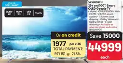 Makro SKYWORTH 254 cm (100") Smart QLED Google TV offer
