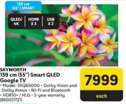 Makro SKYWORTH 139 cm (55") Smart QLED TV offer