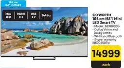 Makro SKYWORTH 165 cm (65") Mini LED Smart TV offer