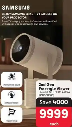 Makro SAMSUNG 2nd Gen Freestyle Viewer offer