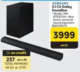 Makro SAMSUNG 5.1 Ch Dolby Soundbar offer