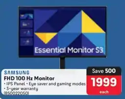 Makro SAMSUNG FHD 100 Hz Monitor offer