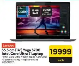 Makro Lenovo 35.5 cm (14") Yoga S700 Intel Core Ultra 7 Laptop offer