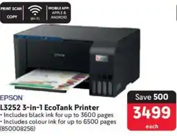 Makro EPSON L3252 3-in-1 EcoTank Printer offer