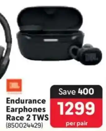Makro JBL Endurance Earphones Race 2 TWS offer