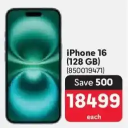 Makro iPhone 16 128GB offer