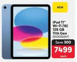 Makro iPad 11" Wi-Fi 16 128GB 11th Gen offer
