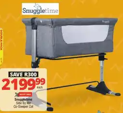 Checkers Snuggletime Side By Me Co-Sleeper Cot offer