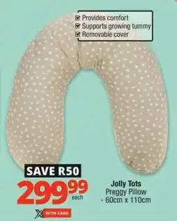 Checkers Jolly Tots Preggy Pillow offer