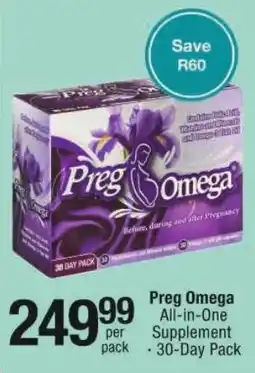 Checkers Preg Omega All-in-One Supplement offer