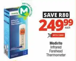 Checkers Medirite Infrared Forehead Thermometer offer