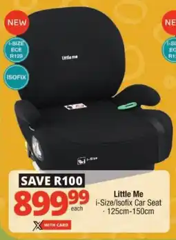 Checkers Little Me i-Size/Isofix Car Seat offer