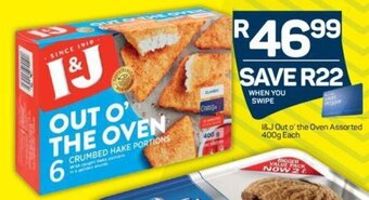 Pick n Pay I&J Out o' the Oven Assorted 400g offer