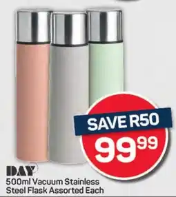 Pick n Pay Hypermarket DAY Vacuum Stainless Steel Flask Assorted Each offer