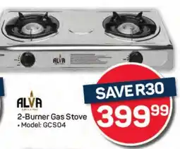 Pick n Pay Hypermarket ALVA 2-Burner Gas Stove offer