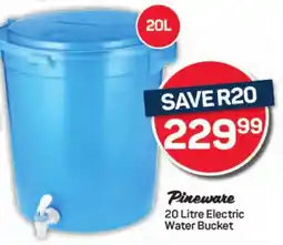 Pick n Pay Hypermarket Pineware Electric Water Bucket offer