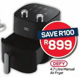 Pick n Pay Hypermarket DEFY Manual Air Fryer offer