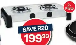 Pick n Pay Hypermarket Pineware 2-Plate Spiral Hotplate offer