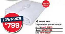 Pick n Pay Hypermarket Bennett Read Single Quilted Electric Blanket offer