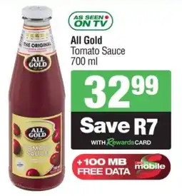 Spar All Gold Tomato Sauce offer