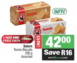 Spar Bakers Tennis Biscuits Assorted offer