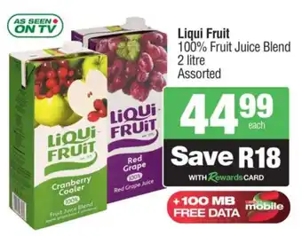 Spar Liqui Fruit 100% Fruit Juice Blend Assorted offer