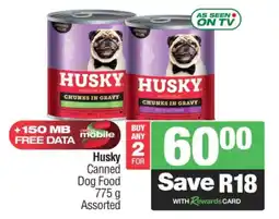 Spar Husky Canned Dog Food Assorted offer
