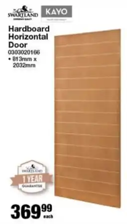 Mica SWARTLAND Hardboard Horizontal Door offer