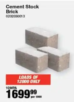Mica Cement Stock Brick offer