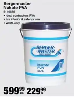 Mica Bergermaster Nukote PVA offer