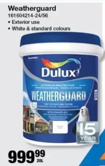 Mica Dulux Weatherguard offer