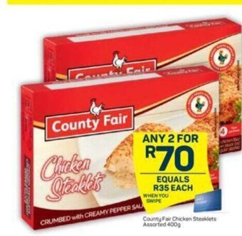 Country Fair Chicken Steaklets Assorted 400g
