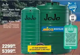Mica JoJo Water Tank offer
