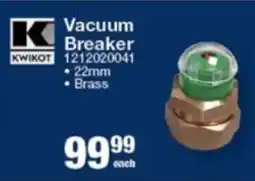 Mica KWIKOT Vacuum Breaker offer