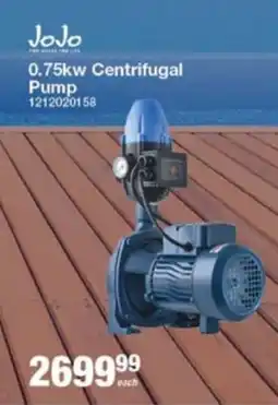 Mica JoJo 0.75kw Centrifugal Pump offer