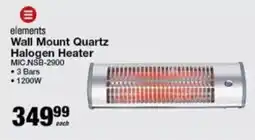 Mica Elements Wall Mount Quartz Halogen Heater offer